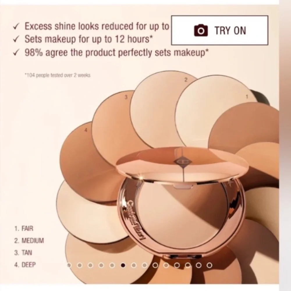 Charlotte Tilbury Airbrush Flawless Finish Powder - 4 Deep